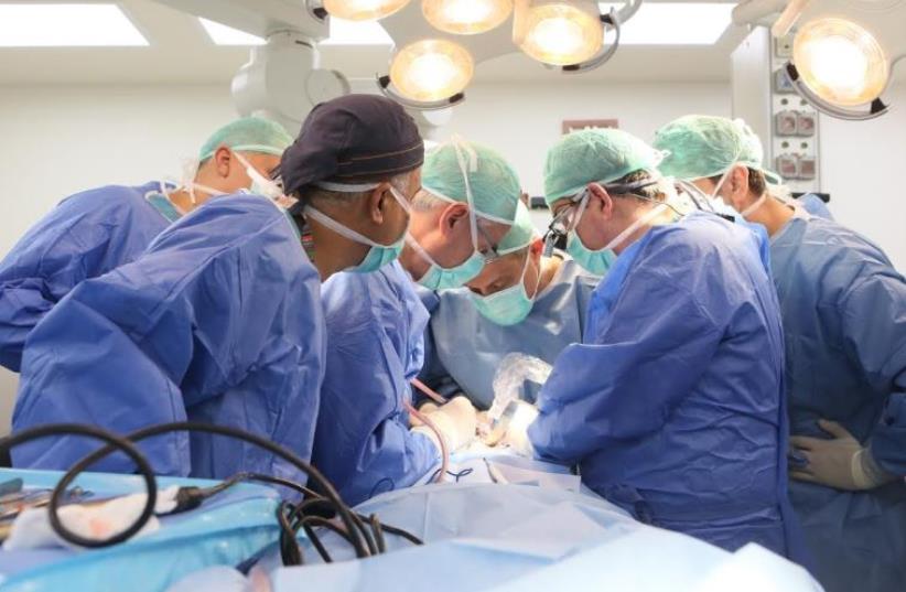 Israeli, Palestinian and American surgery collaboration saves life of Nablus teen (photo credit: COURTESY RAMBAM MEDICAL CENTER/DR. OMRI EMODI)