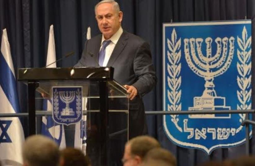 Prime Minister Benjamin Netanyahu addresses a meeting of Israel’s ambassadors and consul-general (photo credit: KOBI GIDON / GPO)