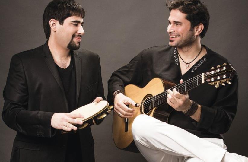 Guitarist Marcelo Nami (right) seen here with his musical partner Noam Landsman (photo credit: OHAD ROMANO)