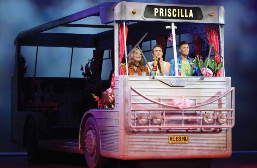 A SCENE from the West End production of ‘Priscilla Queen of the Desert: The Musical.’ (photo credit: PAUL COLTAS)
