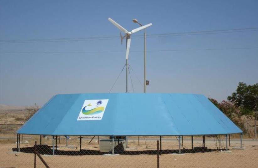 A "Wind Energizer" built by Leviathan Energy Renewables (photo credit: Courtesy)