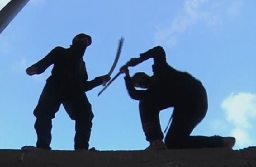 Gaza youth team display martial arts skills (photo credit: screenshot)