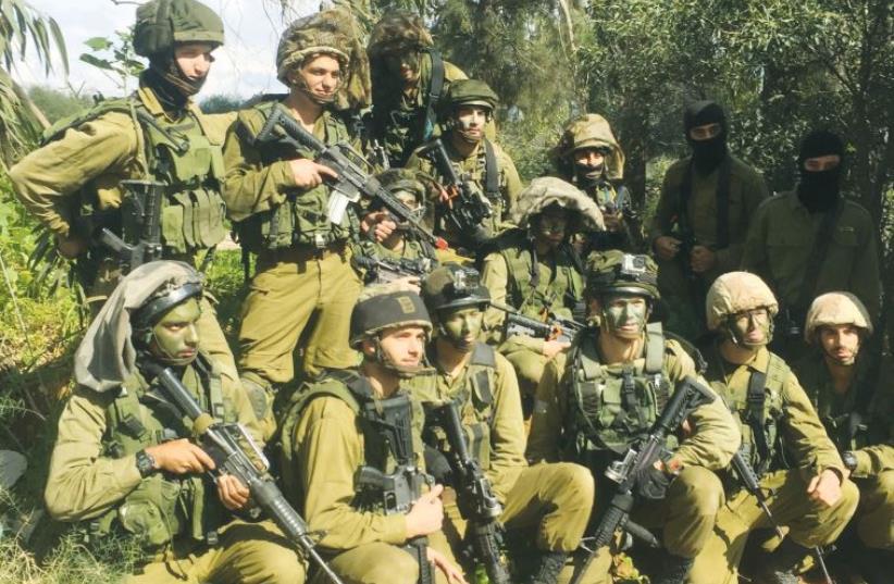 The Nitzan Battalion operates in the West Bank, performing under intensive conditions (photo credit: SETH J. FRANTZMAN)