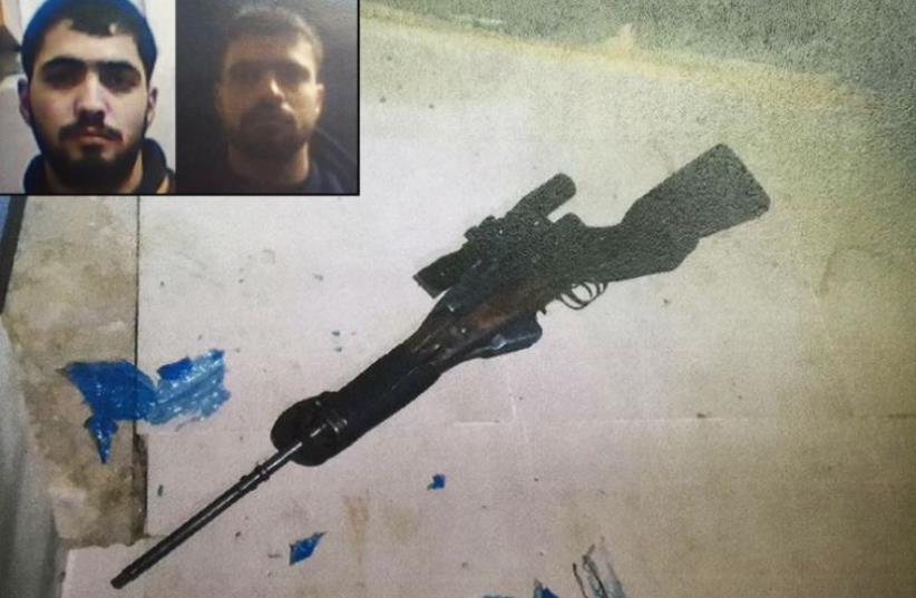 Shin Bet arrests two Hebron snipers (photo credit: SHIN BET)