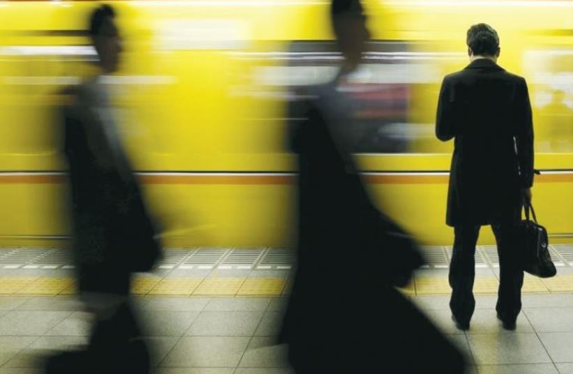 The Tokyo metro (photo credit: REUTERS)
