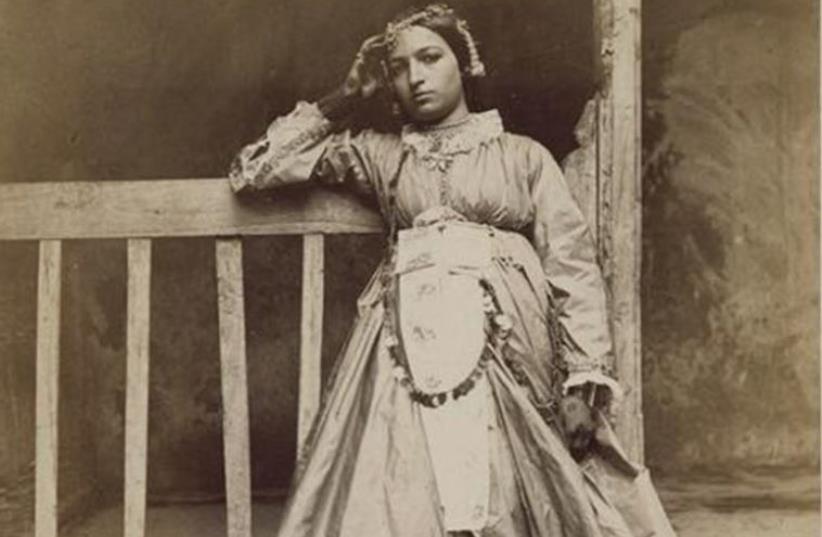 ‘Jeune fille juive de Damas en grande toilette’: A Jewish girl of Damascus in her best outfit (photo credit: PARIS/MUSÉE D’ORSAY)