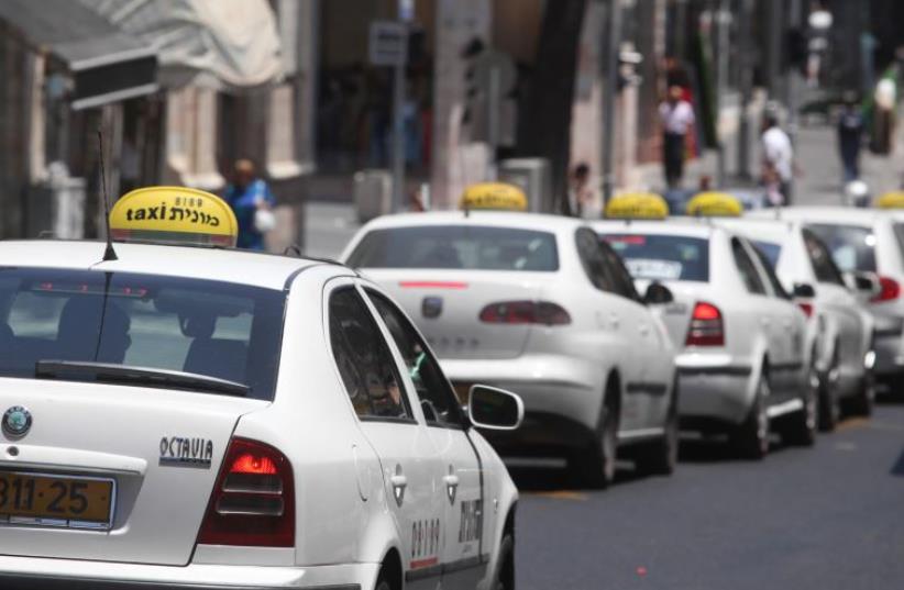 Taxis in Jerusalem (photo credit: MARC ISRAEL SELLEM & FACEBOOK)