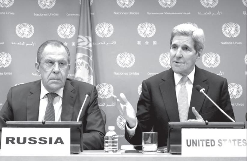 Kerry and Lavrov (photo credit: SHIN BET,REUTERS)