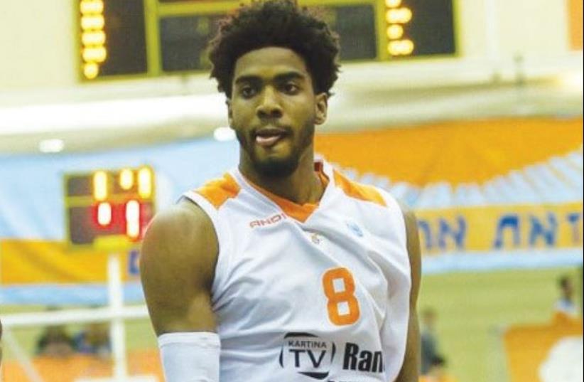 Maccabi Rishon Lezion guard Shawn Dawson led all players in voting for this year’s BSL All-Star game, which will be held in Eilat next Friday. (photo credit: ODED KARNI/MACCABI RISHON LEZION)
