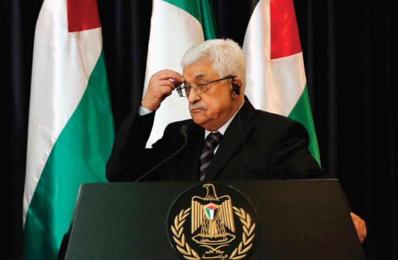Palestinian President Mahmoud Abbas (photo credit: REUTERS)