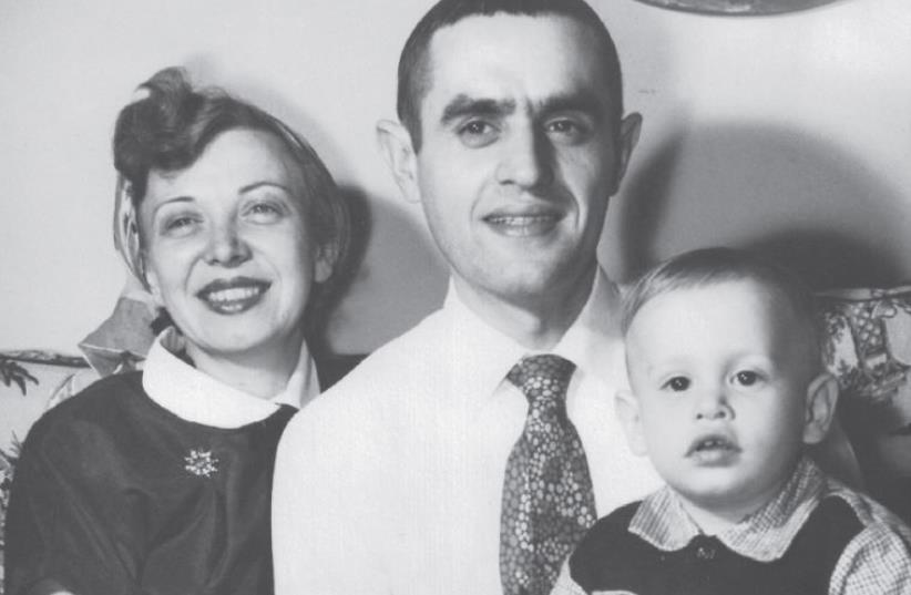 Elliot Jager and his parents Yvette and Anschel in 1956 (photo credit: COURTESY ELLIOT JAGER)