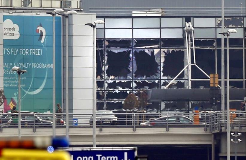 Brussels airport terror attack (photo credit: REUTERS)