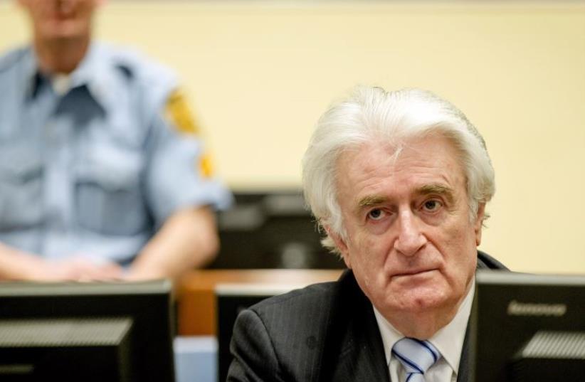 Ex-Bosnian Serb leader Radovan Karadzic  (photo credit: REUTERS)