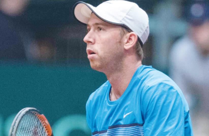 Israel’s Dudi Sela will be targeting his 20th career title on the Challenger circuit in today’s final in Shenzhen, China. (photo credit: NIR KEIDAR/ITA)