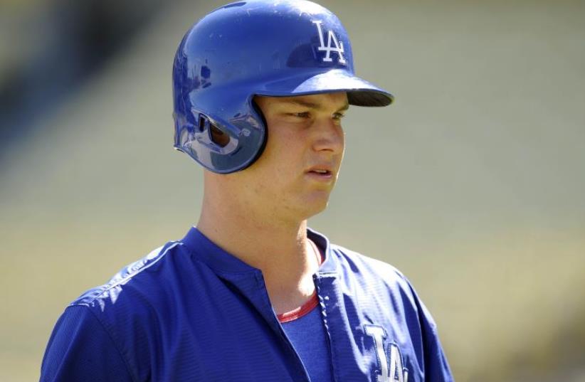 October 8, 2015; Los Angeles, CA, USA; Los Angeles Dodgers center fielder Joc Pederson (31) during workouts before game one of the NLDS at Dodger Stadium (photo credit: REUTERS)