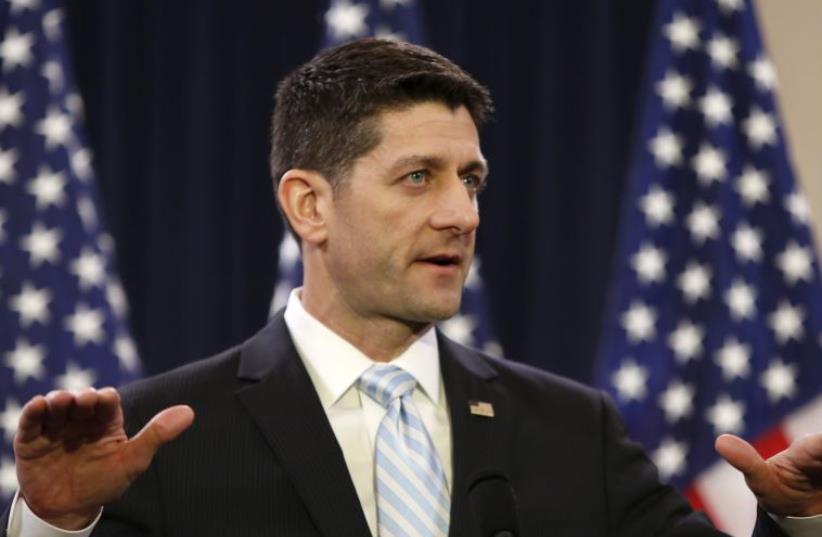 US Speaker of the House Paul Ryan  (photo credit: REUTERS)
