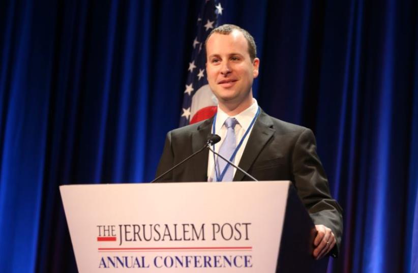 Yaakov Katz speaking at the JPost Annual Conference (photo credit: MARC ISRAEL SELLEM)