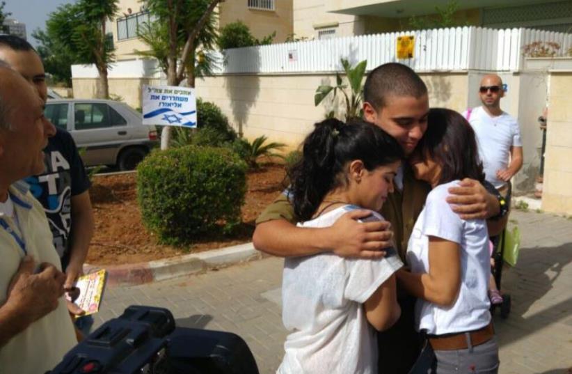 Sgt. Elor Azaria, the soldier who was indicted for manslaughter after shooting a subdued Palestinian attacker last month, was released temporarily for Passover. (photo credit: Courtesy)