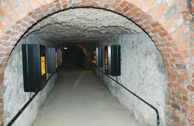The Tunnel of Memory, which commemorates some of the local Holocaust victims (photo credit: BARRY DAVIS)
