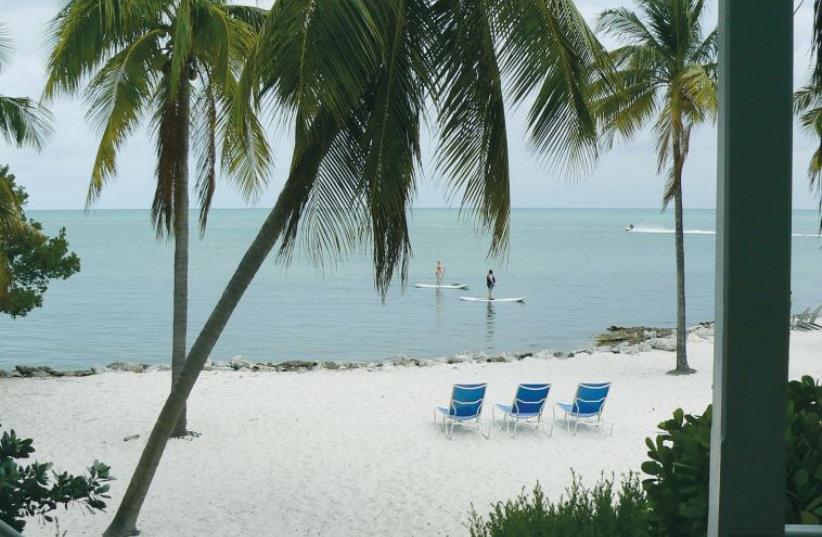 WHAT, ME WORRY? Our back-porch view in the Florida Keys. (photo credit: LAWRENCE RIFKIN)