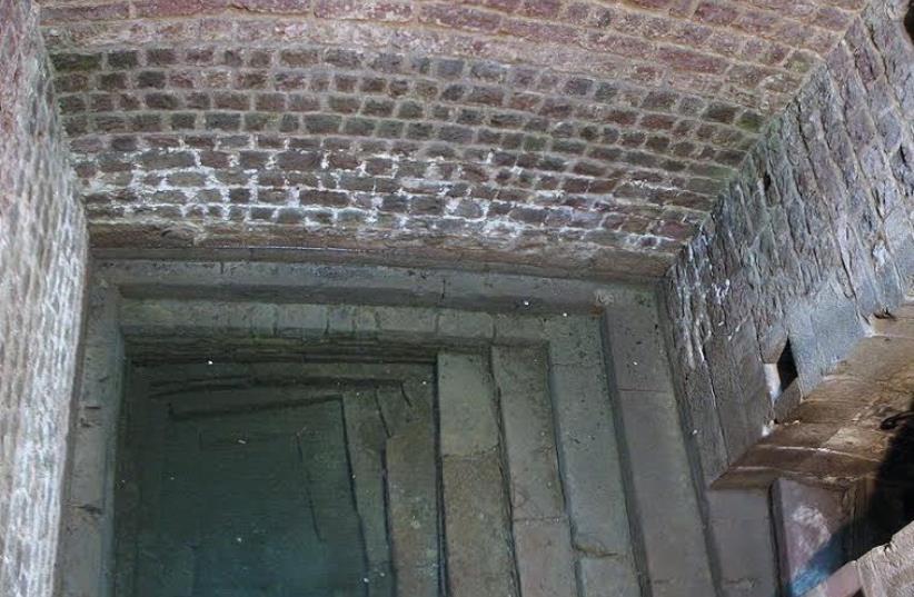 Pool of the medieval mikveh in Speyer, dating back to 1128 (photo credit: Wikimedia Commons)