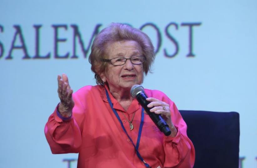 Dr. Ruth Westheimer at JPost Annual Conference (photo credit: MARC ISRAEL SELLEM)