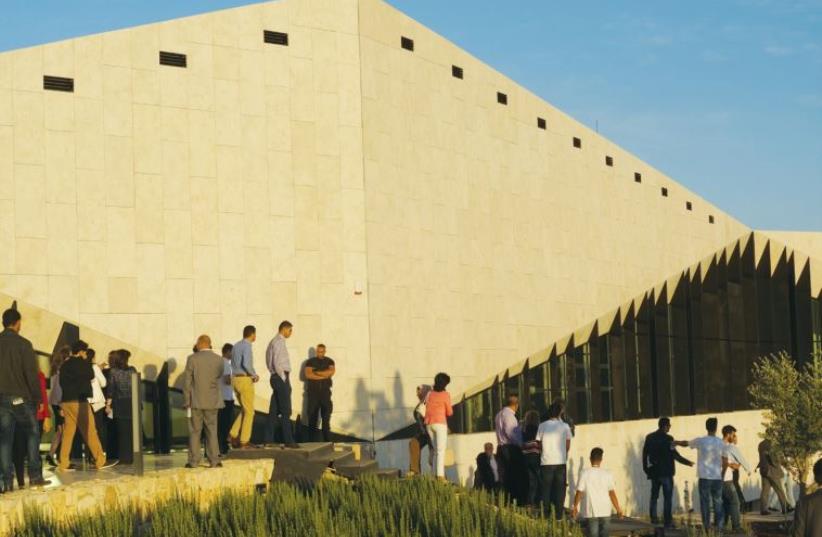 The exterior of the National Palestine Museum in Bir Zeit (photo credit: MAX SCHINDLER)
