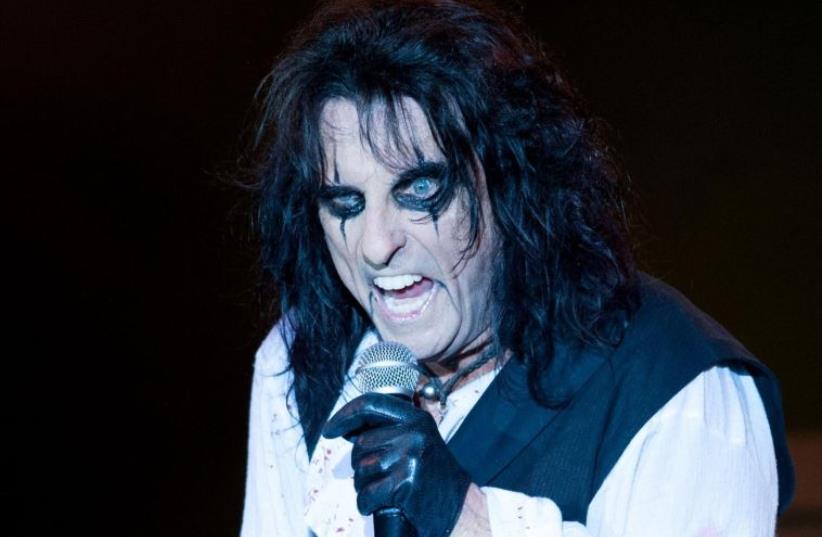 Alice Cooper at his concert in Israel (photo credit: Courtesy)