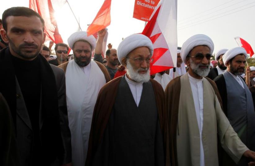 Bahrain's leading Shi'ite cleric Sheikh Isa Qassim  (photo credit: REUTERS)