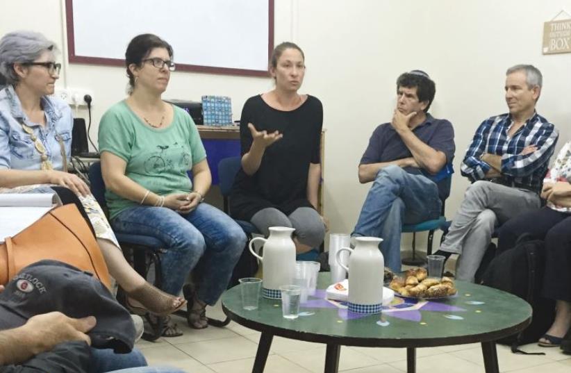 Wurzweiler students from Yeshiva University visit the Rape Crisis Center in Kiryat Shmona (photo credit: YU WURZWEILER)