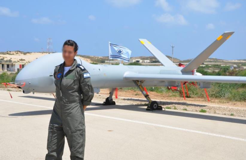 Capt. Gal, who will operate a Hermes 450 drone (photo credit: IDF SPOKESMAN'S OFFICE)