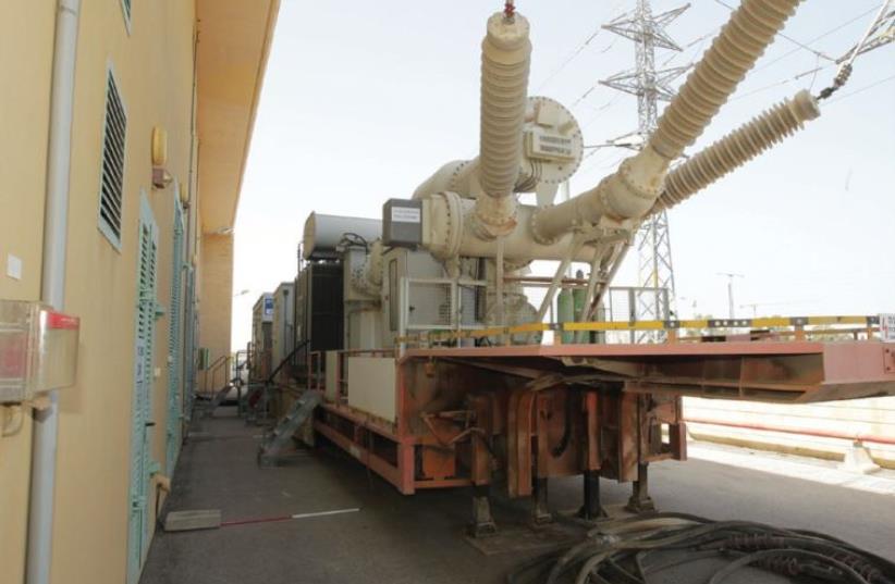 ONE OF the new mobile transmission substations that should keep power levels steady in the hot summer months (photo credit: YOSSI WEISS / ISRAEL ELECTRIC CORPORATION)