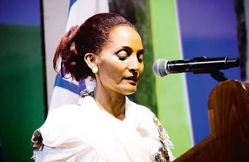 ‘You need spirit to get something done’: Dr. Simcha Getahune, chairwoman of the Heritage Center, at the gala kickoff (photo credit: GIDEON AGAZA)