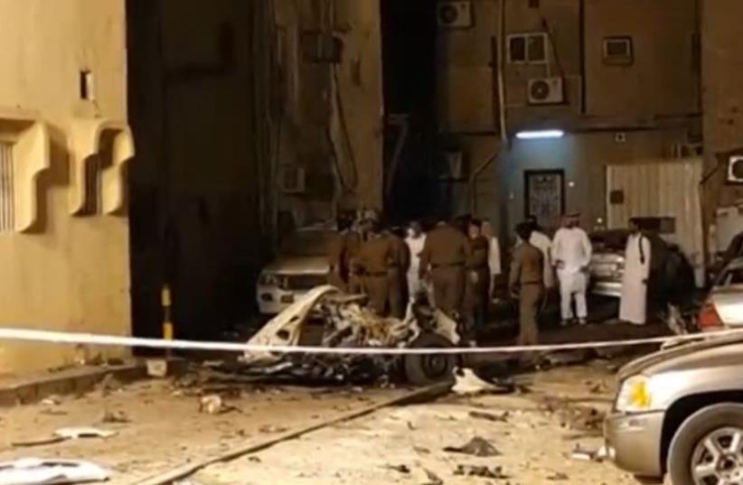 Two explosions strike Qatif in an apparently coordinated campaign of attacks in three Saudi cities. (photo credit: screenshot)