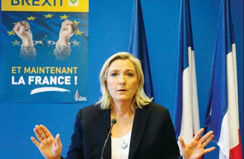 Marine Le Pen (photo credit: REUTERS)