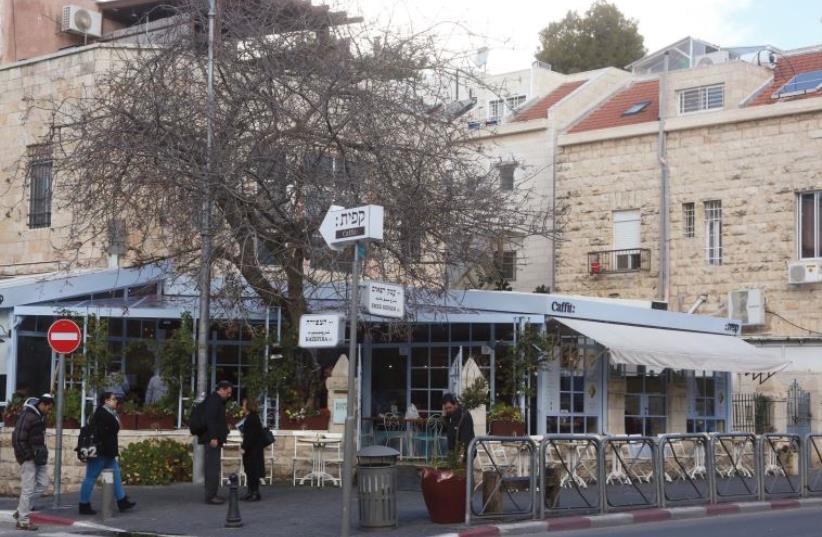 German Colony residents argue that it makes much more sense to run the light rail’s new Blue Line down Harakevet Street, in place of Emek Refaim (pictured) (photo credit: MARC ISRAEL SELLEM)