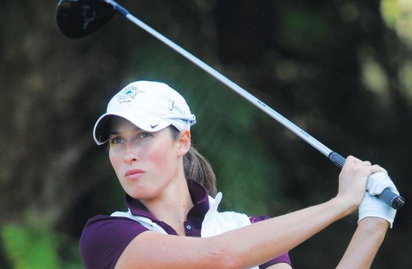 Israeli golfer Laetitia Beck became the final athlete to book her spot on the blue-and-white Olympic delegation to Rio yesterday. (photo credit: MARK SIMS)