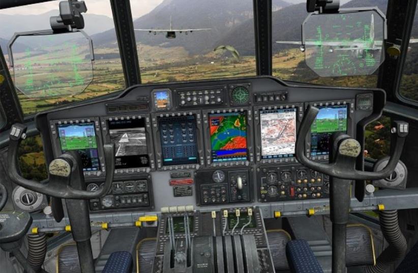 IAF Hercules pilots see augmented reality on first test flights (photo credit: ELBIT SYSTEMS)