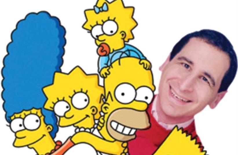 ‘We really had no idea what the show would become’: Writer Mike Reiss with ‘The Simpsons.’ (photo credit: Courtesy)