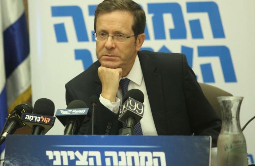 Isaac Herzog will remain party leader for the time being. (photo credit: MARC ISRAEL SELLEM/THE JERUSALEM POST)