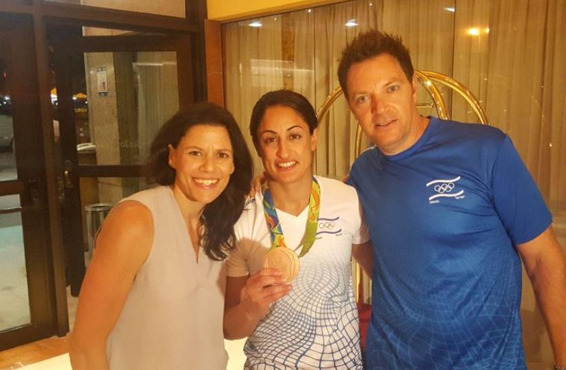 Noa Bauer with Yarden Gerbi (photo credit: Courtesy)