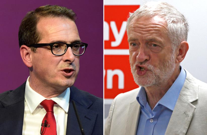 Smith and Corbyn (photo credit: REUTERS)
