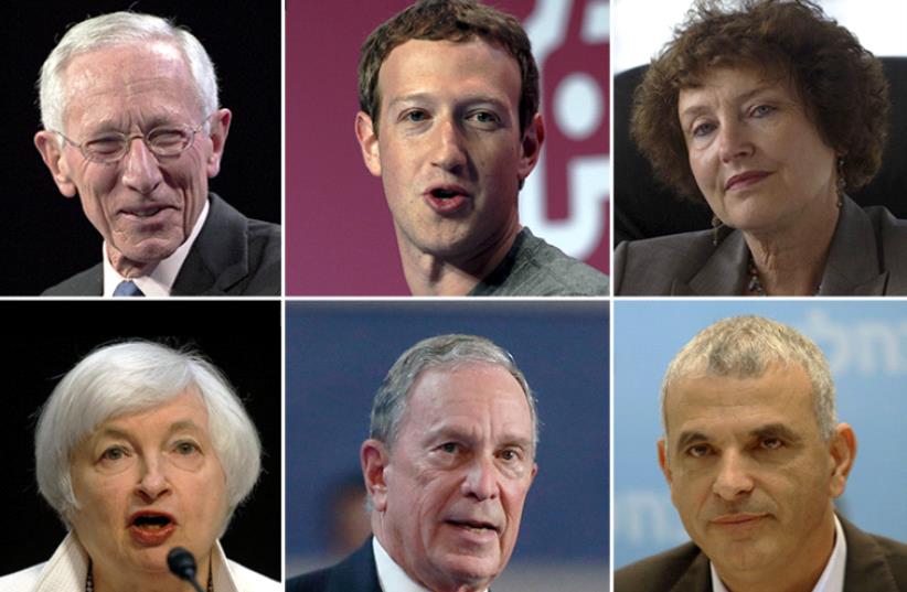 Most influential Jews in business and tech (photo credit: REUTERS,MARC ISRAEL SELLEM)