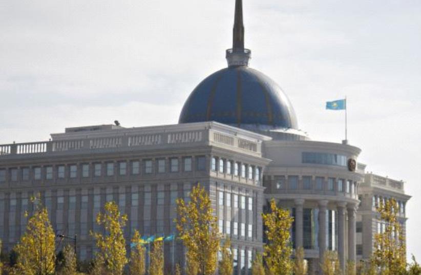 A general view of Akorda, the official residence of Kazakhstan's President, in Astana, Kazakhstan. (photo credit: REUTERS)