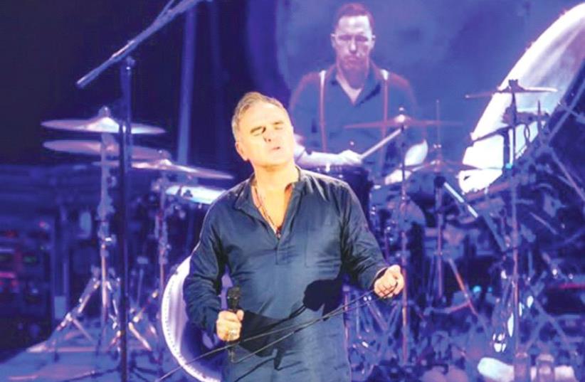 THE KING of mope Morrissey proves his talents remain in fine form during his performance at Tel Aviv’s Bronfman Auditorium (photo credit: LIOR KETER)