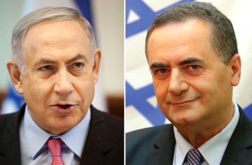 Netanyahu and Katz (photo credit: REUTERS,MARC ISRAEL SELLEM)