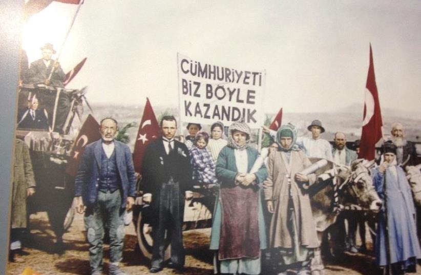 A PHOTO of Turkish political party activists in the 1920s. A similar political revolution was playing itself out among Jews. (photo credit: SETH J. FRANTZMAN)