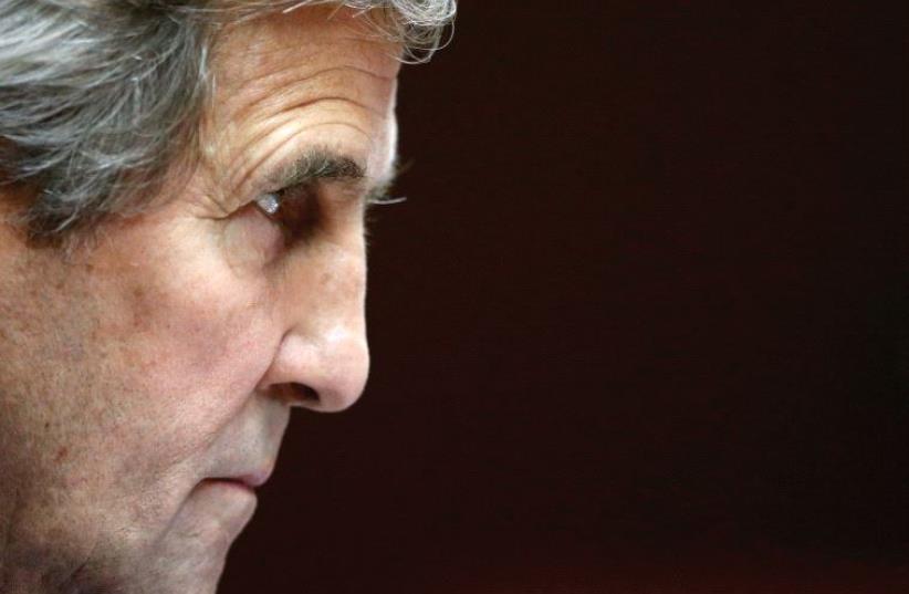 US SECRETARY of State John Kerry attends a bilateral meeting in China last month. ( (photo credit: REUTERS)