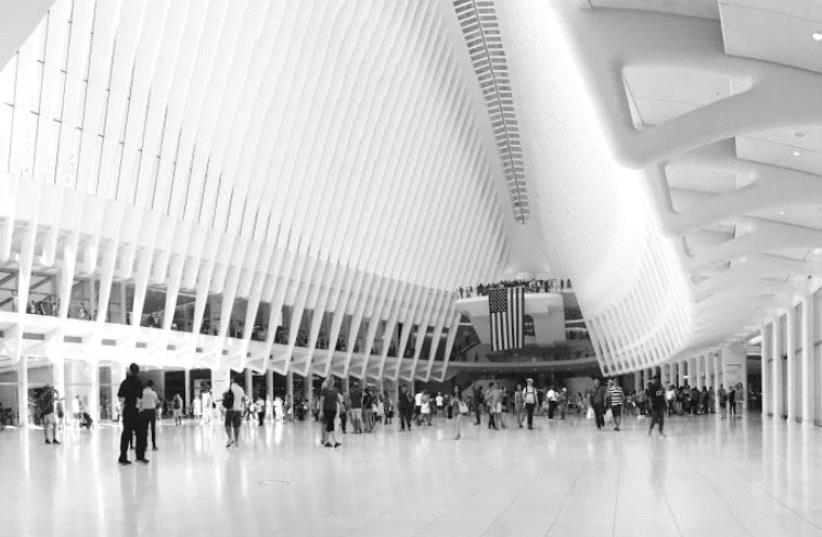 The newly-opened Oculus at New York's World Trade Center. (photo credit: MICHAEL WILNER)