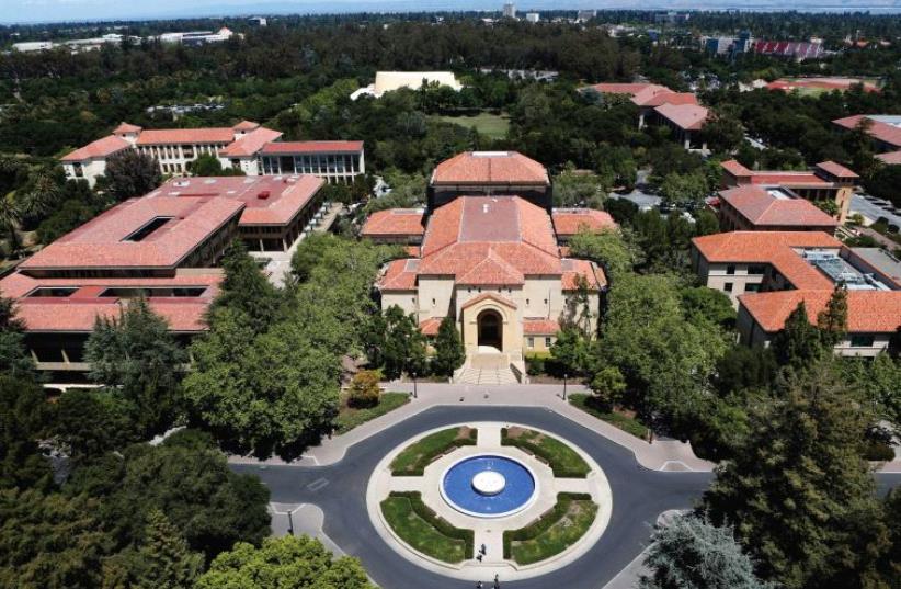 THE STANFORD campus in California. The authors argue that organizations such as Hillel and Chabad can help confront anti-Israel views. (photo credit: REUTERS)